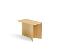 HAY Mesa auxiliar Slit Oblong 27.5x49 cm Lacquered oak