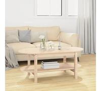 Mesa de Centro de Madera Maciza de Pino 110x55x45 cm,Mesa de Centro de Madera Maciza: Elegancia y Funcionalidad para tu Hogar Mesillas de Noche