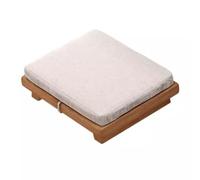 Mesa de centro de madera maciza, mesa de comedor de perfil bajo para sentarse en el suelo, ideal para espacios modernos con sillas y taburetes