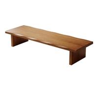 Mesa de centro de madera para sala de estar de estilo japonés con diseño de mesa de té zen y mesa de comedor de suelo, mesa baja lateral de ventana (100 x 50 x 35 cm)