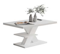 Mesa de centro Detroit blanca 90x60x45cm
