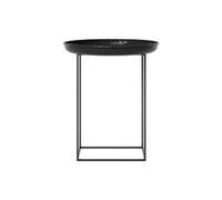 NORR11 Mesa de centro Duke small Lacquered obsidian