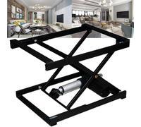 Mesa de centro eléctrica de altura ajustable con doble tijera, elevador hidráulico con control remoto, diseño inteligente, soporta hasta 150 kg, muebles modernos para el hogar