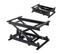 Mesa de centro eléctrica elevadora hidráulica con plataforma elevadora de altura ajustable, mesa plegable de 60 kg, capacidad de carga eleva 180 a 680 mm
