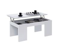Mesa de centro elevable kendra blanco 100 x 43-55 x 50 cm