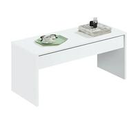 Mesa de centro elevable (L x An x Al: 50 x 100 x 47 cm, Blanco)