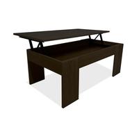 Mesa de centro elevable nyana home wengue resistente facil limpieza diseño moderno