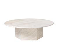 Mesa de Centro Epic Redonda Ø110 Travertino Blanco