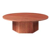 Mesa de Centro Epic Redonda Ø110 Travertino Rojo Quemado