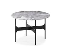 Mesa de Centro Floema Ø60 Gris Emperador Gris