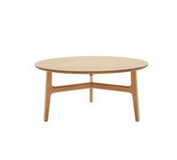 Mesa de Centro Freya Roble Macizo Aceitado Ø 85 x H 40 cm