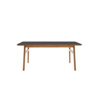 Mesa de Centro Freya Roble Macizo Lacado/linóleo Negro 4023 Forbo L 120 x B 60 x H 50