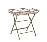 Mesa de centro Guenda Rett Verde Oscuro H60