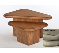 Home ESPRIT Mesa de Centro Madera de Mango 98 x 50 x 47 cm 85 x 60 x 47 cm