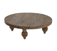 Mesa de Centro Home ESPRIT Natural 100 x 100 x 30 cm