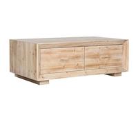 Mesa de Centro Home ESPRIT Natural Madera de abeto Madera MDF 130 x 70 x 46 cm
