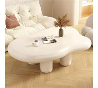 Mesa de centro irregular Cloud con 4 patas, mesa baja multifuncional contemporánea para sala de estar, extremo de té interior