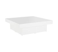 Mesa de centro kiwi diseño divisible blanco 28x90x90 cm