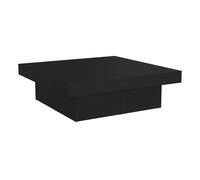 Mesa de centro kiwi diseño divisible negro 28x90x90 cm