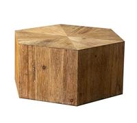 mesa de centro Mesa de centro sencilla retro de madera maciza, mesa auxiliar for sofá, adecuada for espacios de estar elegantes, se puede utilizar como mesa auxiliar y mesa de té. pequeña(80*80*36cm)