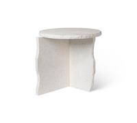 Mesa de Centro Mineral Escultural Mármol Bianco Curia