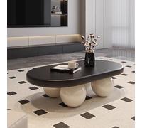 Mesa de centro moderna con esquinas redondeadas para uso en interiores y salones