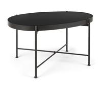 Mesa de centro negra Rashida 70X46