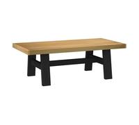 Mesa de centro noain patas en a madera maciza pino 120x60x40 cm