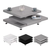 Mesa de Centro Nueva York gris 72x72cm 360°