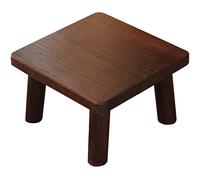 Mesa de centro pequeña de estilo japonés retro con ventana de bahía, mesa de centro cuadrada de té zen, mesa baja simple de tatami, taburete bajo