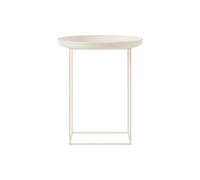 Mesa de Centro Pequeño Duke de Hierro/ Blanco Antiguo