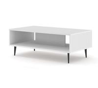 Mesa de centro ravennab 90x60x43 blanco & negro