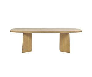Mesa de centro rectangular de madera de mango macizo L120 cm SOTA