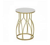 Mesa de centro redonda con almacenamiento de aperitivos, ideal para la oficina y el entretenimiento de invitados