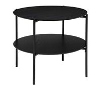 Mesa de centro redonda kemi color negro 52x63 cm