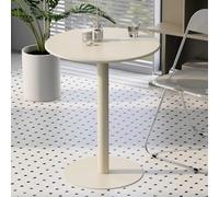 Mesa de centro redonda, mesa auxiliar pequeña para sala de estar mesa de oficina, mesita de noche de estilo moderno cocina desayuno mesa de comedor mostrador mesas de pub bistró ( Size : 60x60x72cm )