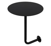 Mesa de centro redonda para montaje en pared, mesas redondas de estilo industrial, mesa de pub moderna para patio al aire libre, cafeterías, comedor, salón, mesas decorativas pequeñas(35x35x45cm)