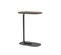 Muuto Mesa auxiliar Relate 73.5 cm Smoked oak-Black