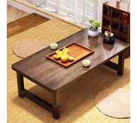 Mesa de Centro Salon Plegable, Mesa Centro de Madera, Estable Y Duradera, Adecuada for Apartamentos Pequeños, Dormitorios o Actividades al Aire Libre(Brown,Small)