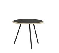 Mesa de Centro Soround Laminado Negro Ø60 H49