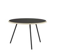 Mesa de Centro Soround Laminado Negro Ø75 H49
