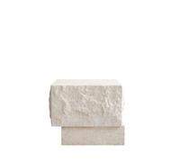 101 Copenhagen Mesa auxiliar Temple low 42x40 cm Limestone