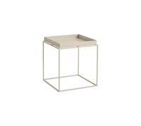 HAY Mesa auxiliar con bandeja Tray Table medium Warm beige. 40x40x44 cm