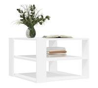 Mesa de centro triunfo 2 estantes blanco 40x59,5x59,5 cm