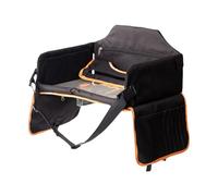 Mesa de coche para niños, mesa de avión para niños pequeños, soporte para tableta, organizador de aperitivos, con estante para vasos, portátil, viaje, avión, coche