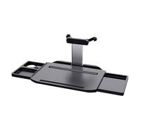 Mesa de coche plegable con barra deslizante de aluminio | Sturdy Cars Laptop Tables Made Of Aluminum & ABS | Portable Folding Table For Snacks, Working & Traveling | Height-Adjustable, Space-saving