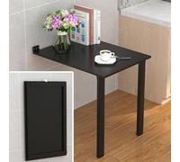 Mesa de cocina plegable compacta extensible para montar en la pared, ahorra espacio, banco de trabajo plegable tipo S para espacios pequeños, ideal para comedores y bares