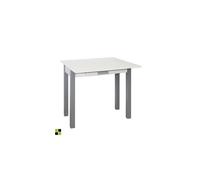 Mesa de cocina rectangular extensible - modelo hena - sobre mdf - patas madera roble
