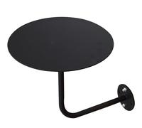 Mesa de cóctel redonda montada en la pared, ahorro de espacio, 40 x 40 x 45 cm, mesa de café y comedor para el hogar, cocina, patio, cafetería, bistró, diseño elegante y compacto