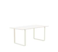 Mesa de Comedor 70/70 170x85 Blanco Laminado/ Arena
